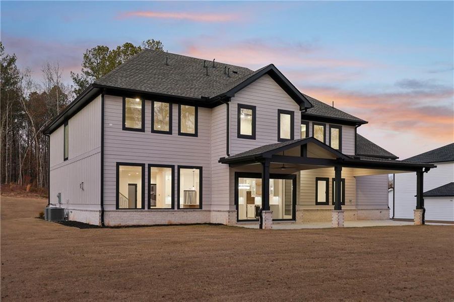 Front exterior of a new home in , Auburn, GA, highlighting curb appeal (Image 33).