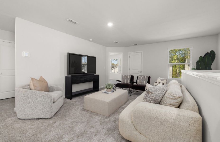 Furnished interior view inside a new home in Carpenter Falls, Durham (Image 6).