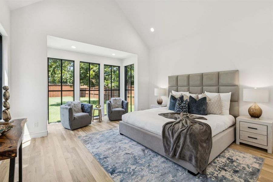 Furnished interior view inside a new home in , Dallas (Image 20).