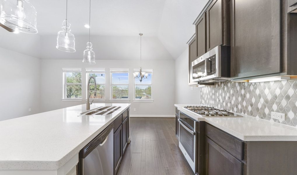 Kitchen with dining area