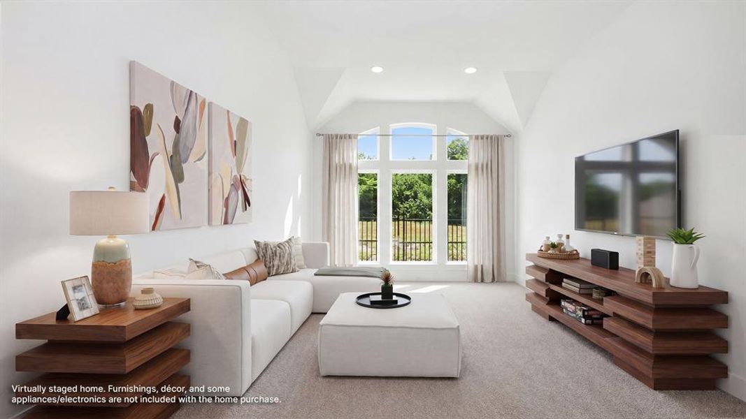 Furnished interior view inside a new home in The Parks at Wilson Creek, Celina (Image 6).