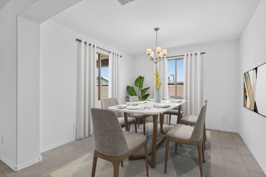 Furnished interior view inside a new home in Allen Ranches, Litchfield Park (Image 9).