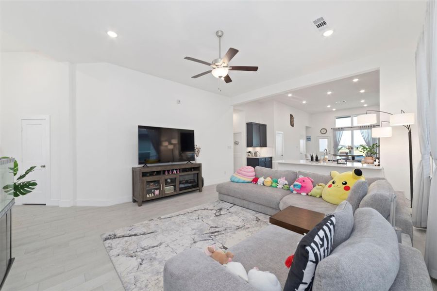 Furnished interior view inside a new home in Bridgeland 45's, Cypress (Image 25).