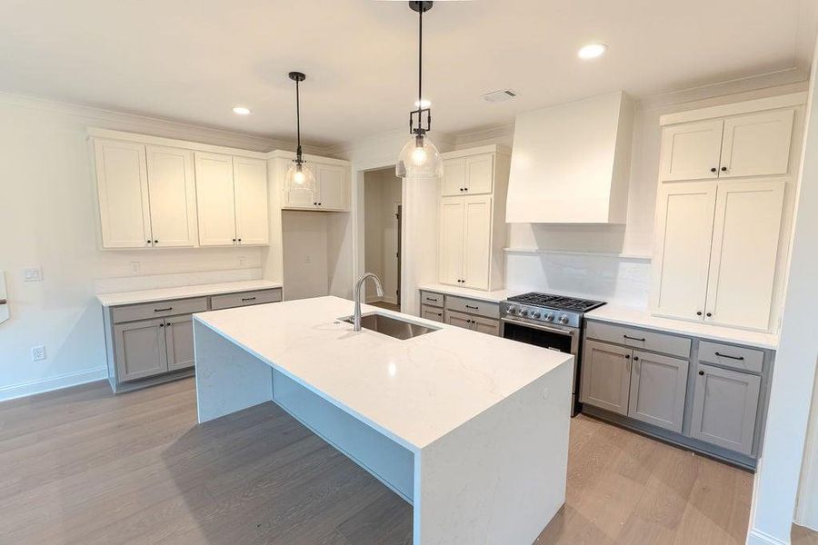 Furnished interior view inside a new home in , Hoschton (Image 6).