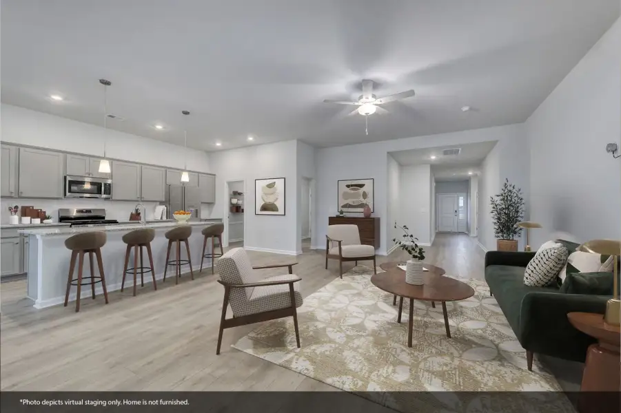 Furnished interior view inside a new home in Jordan Grove, Conway (Image 5).