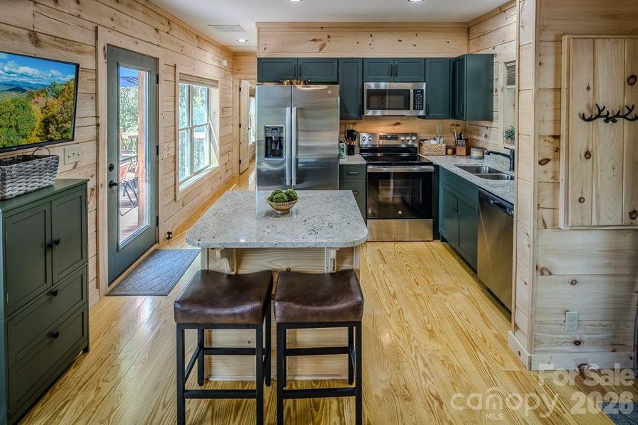 Furnished interior view inside a new home in , Beech Mountain (Image 11). Furnished interior view inside a new home in , Beech Mountain (Image 11).
