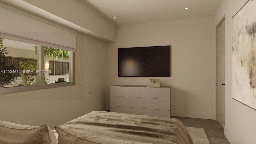 Furnished interior view inside a new home in , Miami Beach (Image 14).