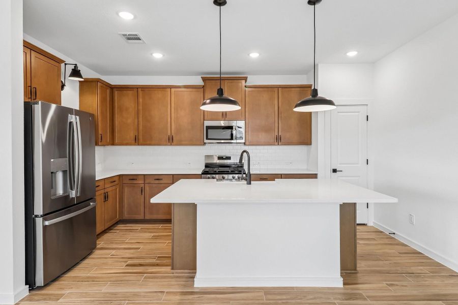 Stylish island kitchen