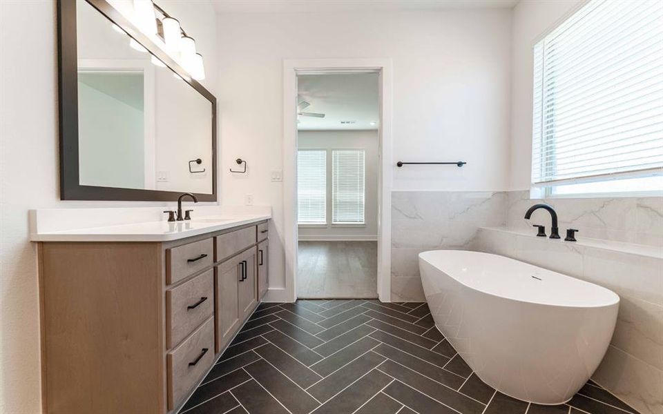 Furnished interior view inside a new home in Solterra, Mesquite (Image 14). Furnished interior view inside a new home in Solterra, Mesquite (Image 14).