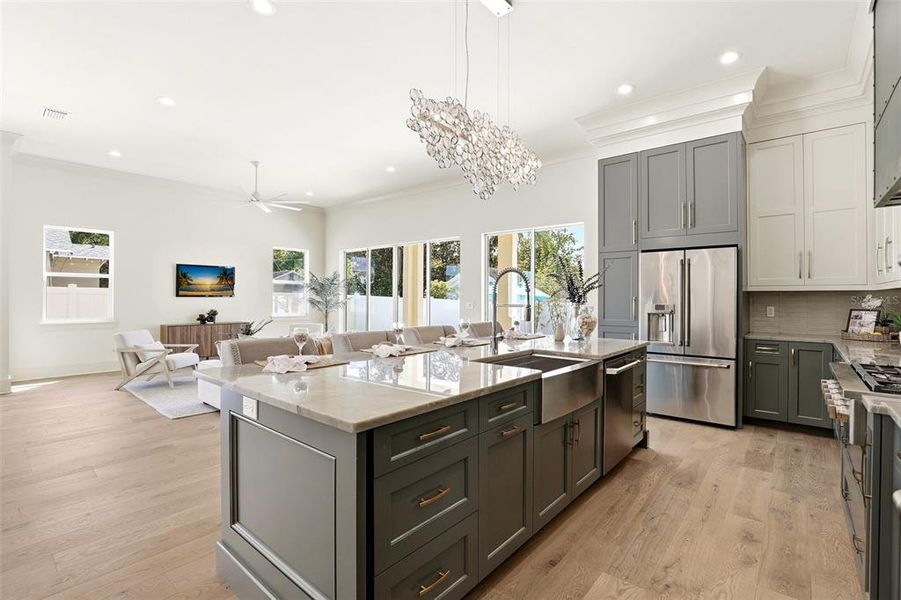 Furnished interior view inside a new home in , Orlando (Image 12). Furnished interior view inside a new home in , Orlando (Image 12).