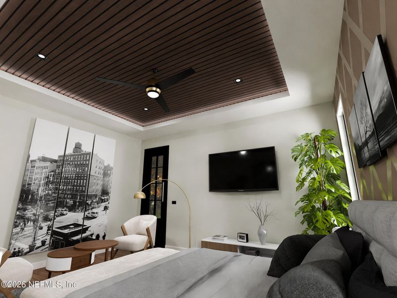 Furnished interior view inside a new home in , Jacksonville (Image 11).
