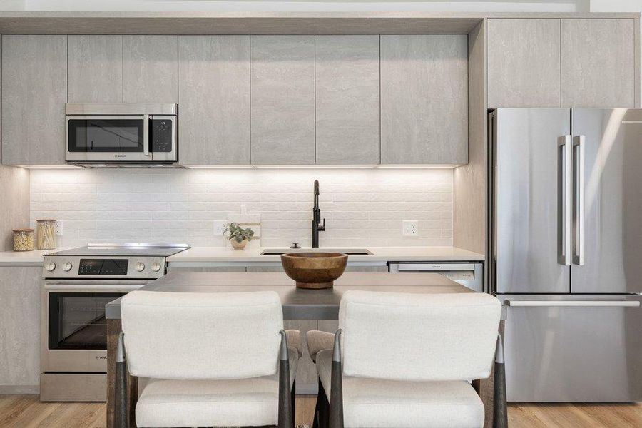 Furnished interior view inside a new home in , Austin (Image 12).