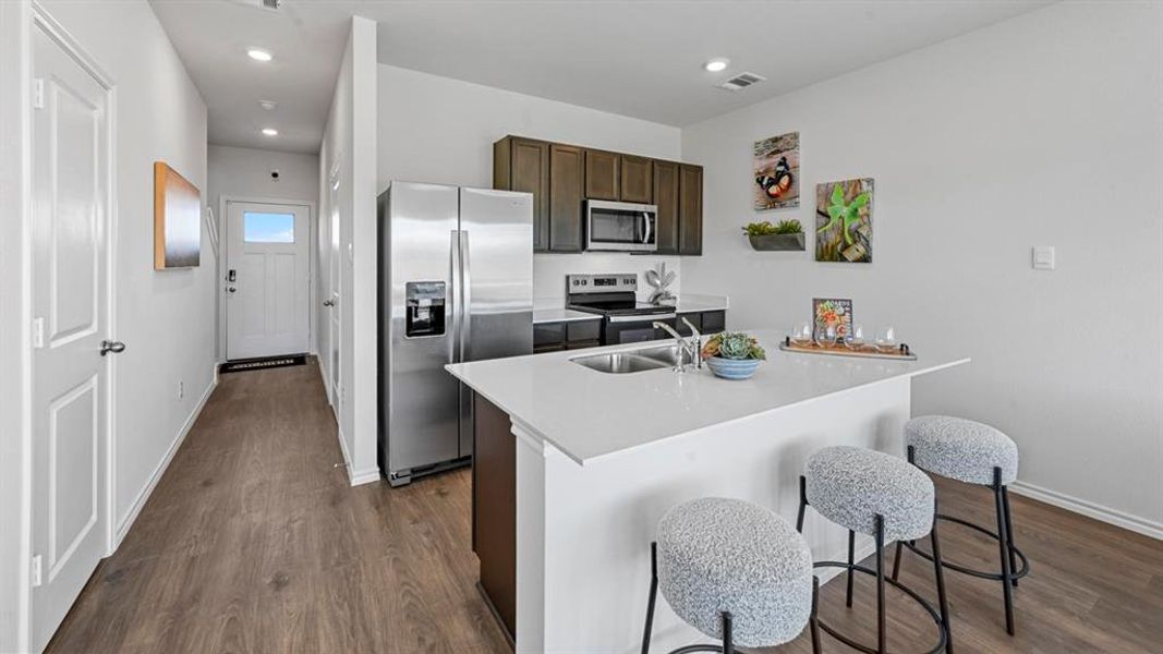 Furnished interior view inside a new home in Arbor Trails North, Princeton (Image 23).