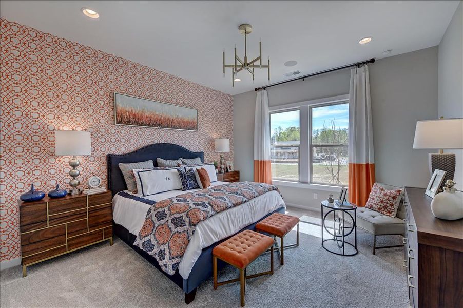 Representative furnished interior of a home built from the Laney II by Taylor Morrison in Esplanade at Northgate, Indian Trail (Image 14).