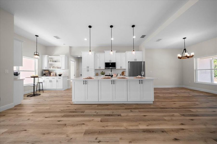 Furnished interior view inside a new home in , Ocala (Image 11).