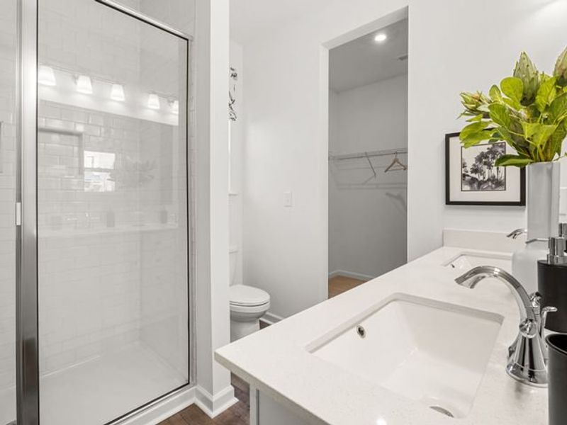 Representative furnished interior of a home built from the Karver TH by True Homes in Covington Ridge Townhomes, Thomasville (Image 17). Representative furnished interior of a home built from the Karver TH by True Homes in Covington Ridge Townhomes, Thomasville (Image 17).