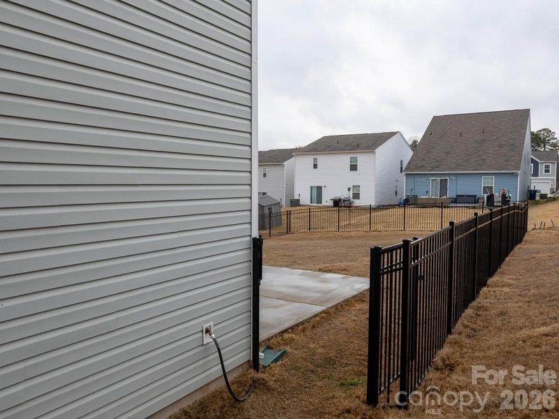Exterior details and patio area of a home in Legacy Ridge, Catawba (Image 23).