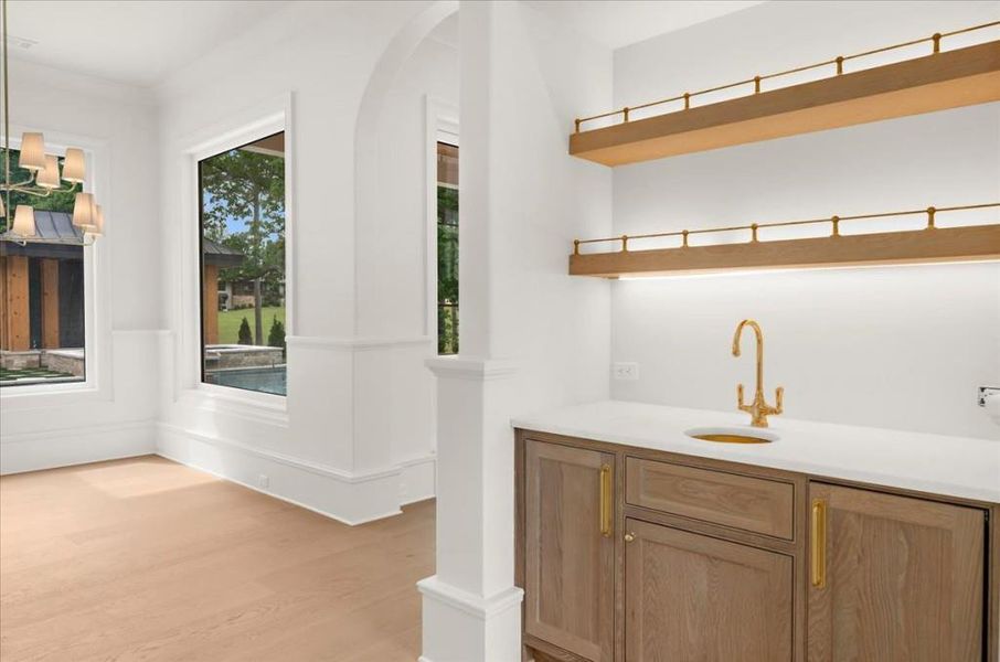Furnished interior view inside a new home in , Canton (Image 13).