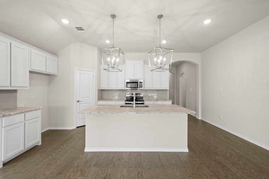 Furnished interior view inside a new home in Summer Crest, Fort Worth (Image 5).