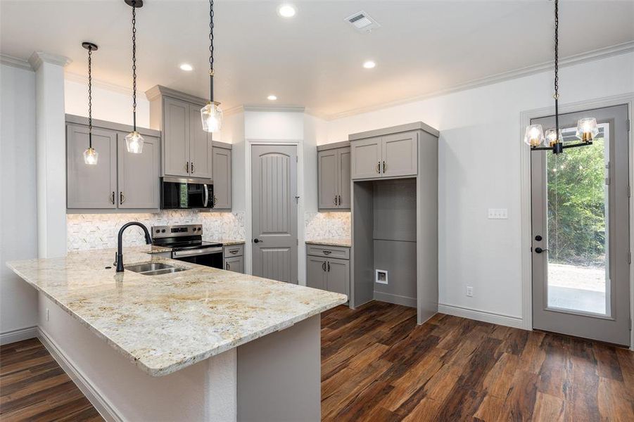 Furnished interior view inside a new home in , Tool (Image 5). Furnished interior view inside a new home in , Tool (Image 5).