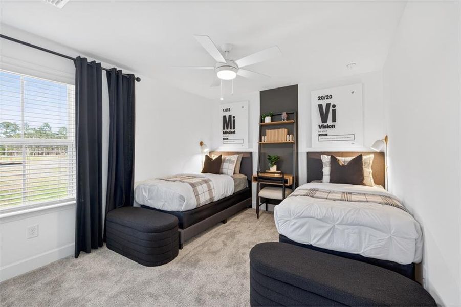 Furnished interior view inside a new home in Linden Grove, Powder Springs (Image 18).