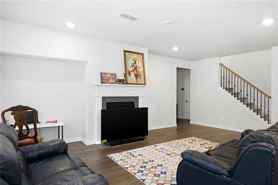 Furnished interior view inside a new home in Vistas at Towne Mill, Canton (Image 17).