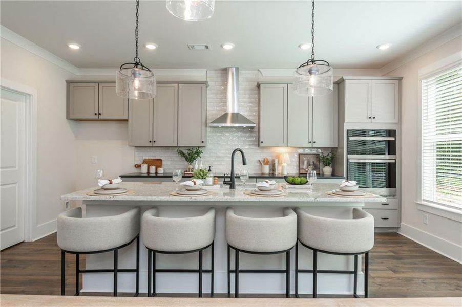 Furnished interior view inside a new home in , Flowery Branch (Image 61). Furnished interior view inside a new home in , Flowery Branch (Image 61).