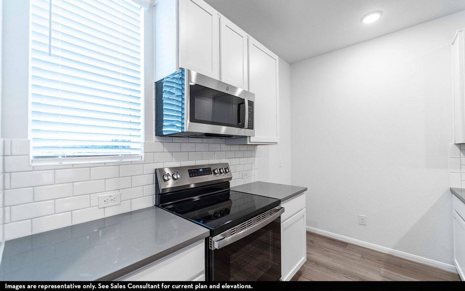 Furnished interior view inside a new home in Municipal Drive Townhomes, Leander (Image 3).