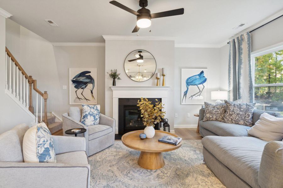 Furnished interior view inside a new home in , Summerville (Image 24).