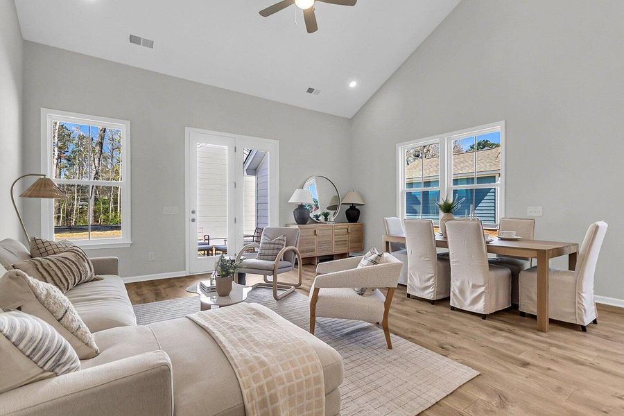 Furnished interior view inside a new home in Abbey Walk, Moncks Corner (Image 13). Furnished interior view inside a new home in Abbey Walk, Moncks Corner (Image 13).