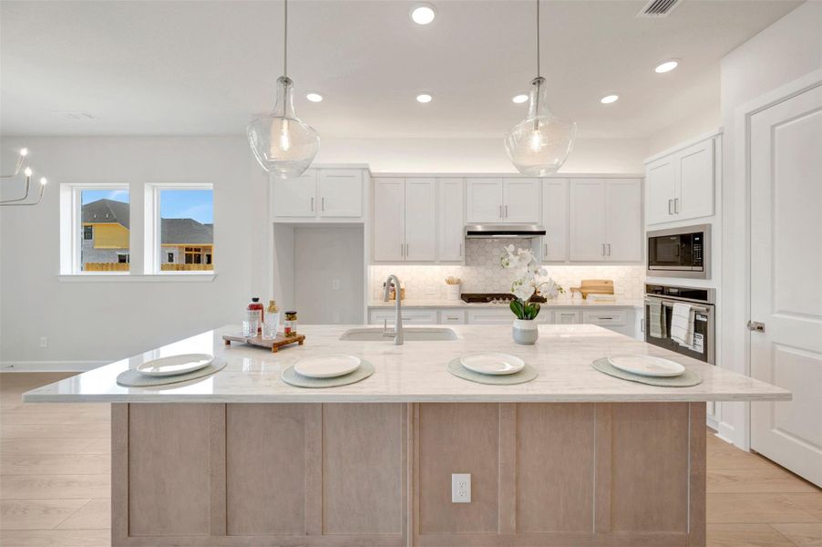 Furnished interior view inside a new home in Grange - Reserve Collection, Katy (Image 5).