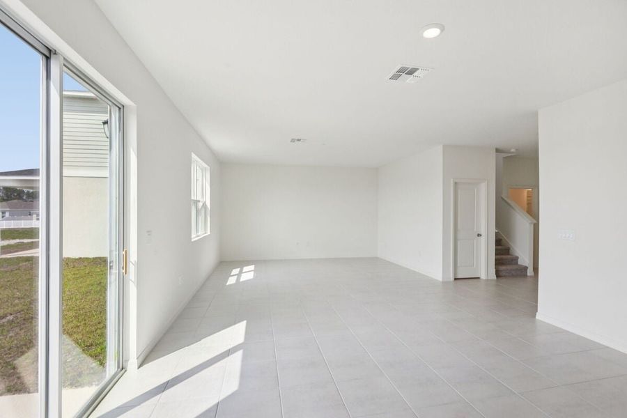Spacious, unfurnished interior of a new home in The Preserve at Legends Pointe II, Hudson (Image 7).