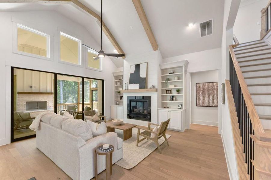 Furnished interior view inside a new home in Arden on Lanier, Cumming (Image 12). Furnished interior view inside a new home in Arden on Lanier, Cumming (Image 12).