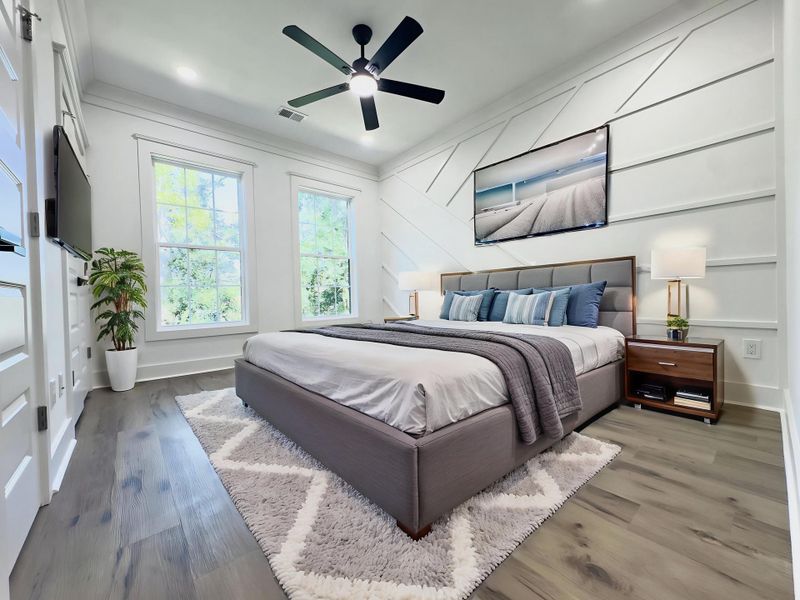 Furnished interior view inside a new home in , North Charleston (Image 5). Furnished interior view inside a new home in , North Charleston (Image 5).