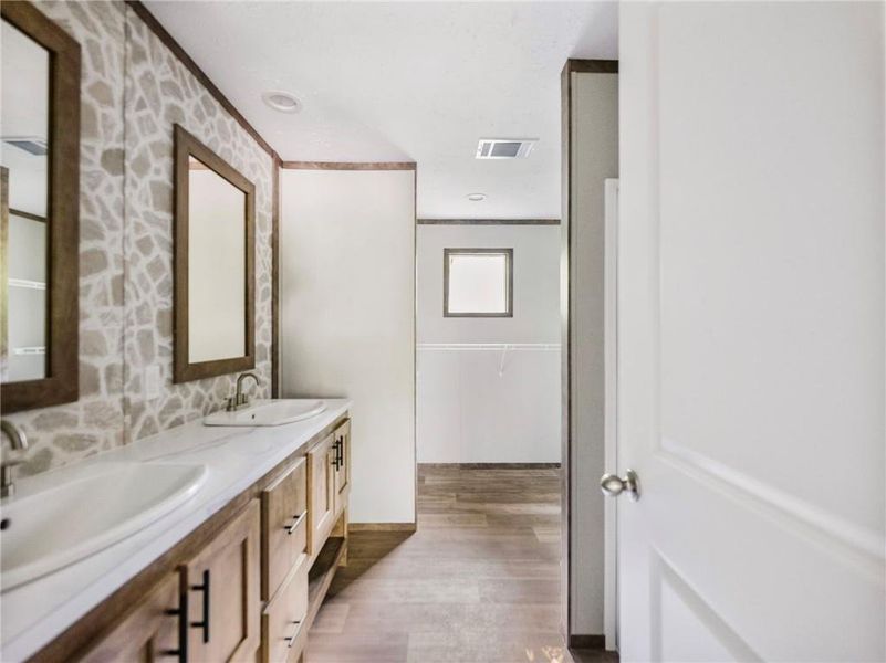 Furnished interior view inside a new home in , Clarkesville (Image 7).