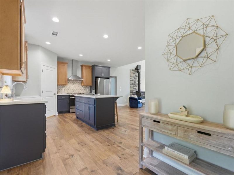 Furnished interior view inside a new home in , Talking Rock (Image 5).