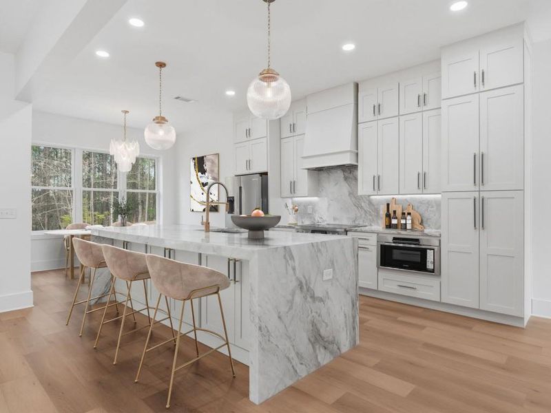 Furnished interior view inside a new home in , Canton (Image 38).