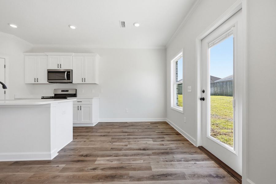 Spacious, unfurnished interior of a new home in McCarthy Estates, Defuniak Springs (Image 25). Spacious, unfurnished interior of a new home in McCarthy Estates, Defuniak Springs (Image 25).