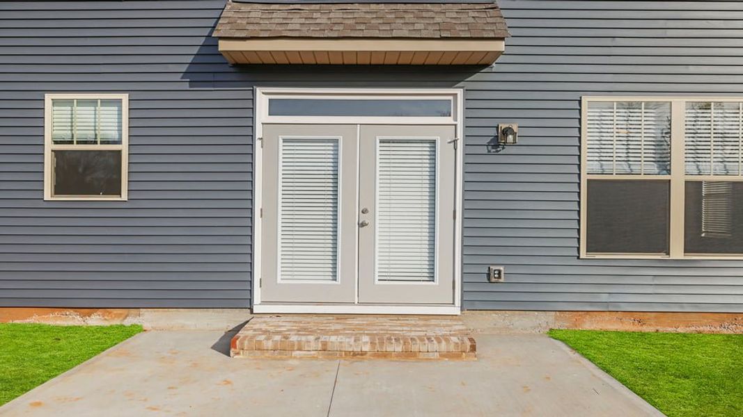 Exterior details and patio area of a home in Rutledge Estates, Woodruff (Image 23).