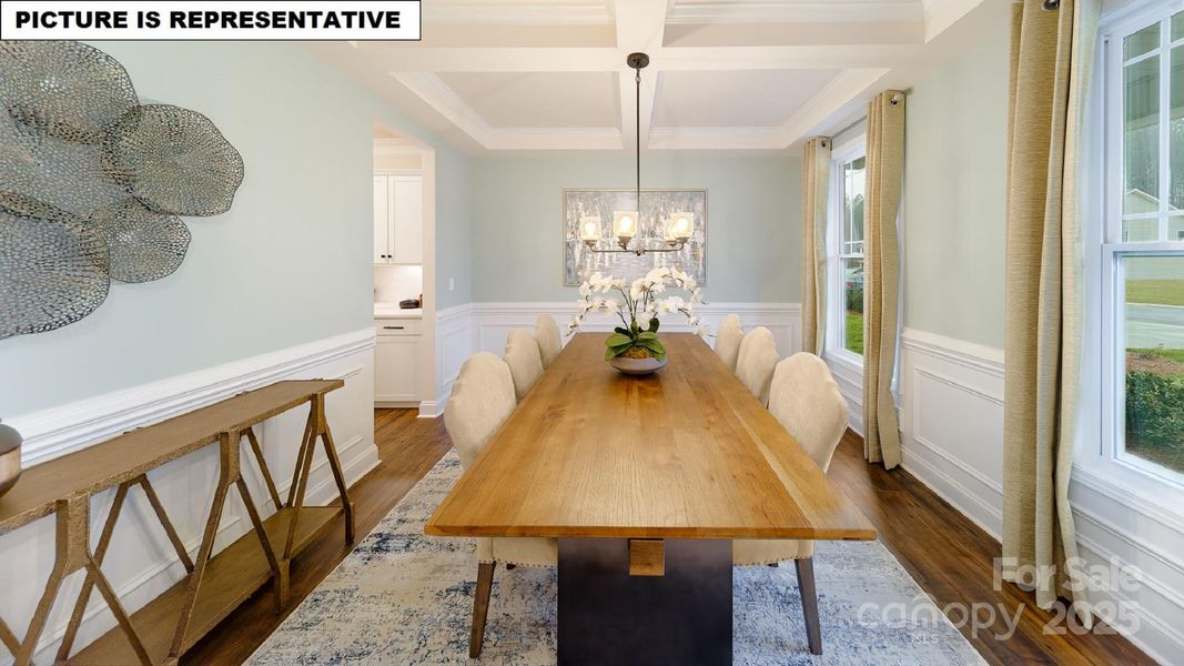 Furnished interior view inside a new home in Falls Cove, Troutman (Image 27).