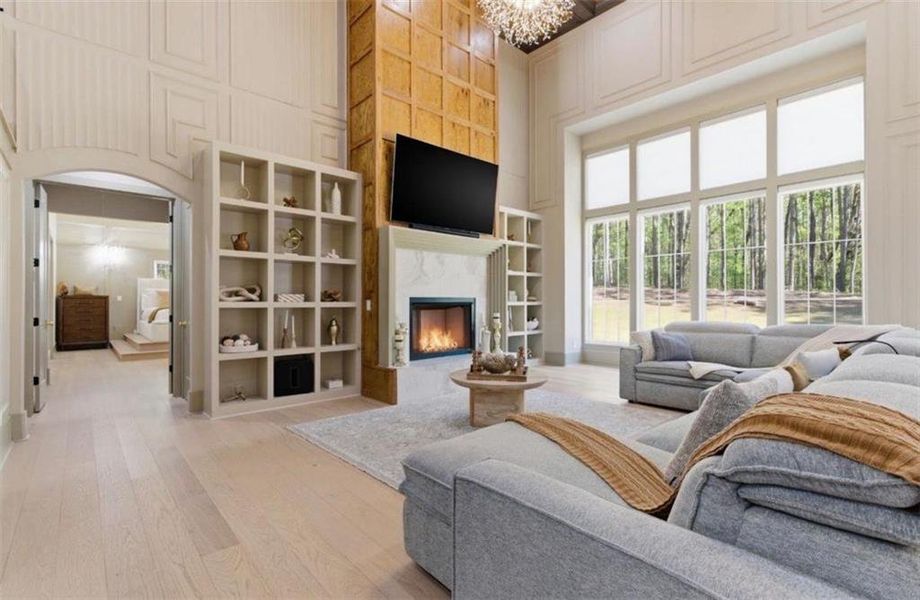 Furnished interior view inside a new home in , Tyrone (Image 33).