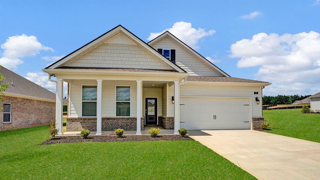 Front exterior of a home in the Kingston Creek community, located in Jackson, TN (Image 8).