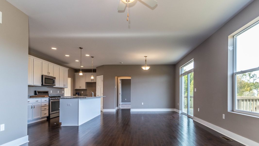 Representative unfurnished interior of a home built from the The Boulder Side Entry by Norfolk Homes in The Grande Estates, Jackson (Image 18).