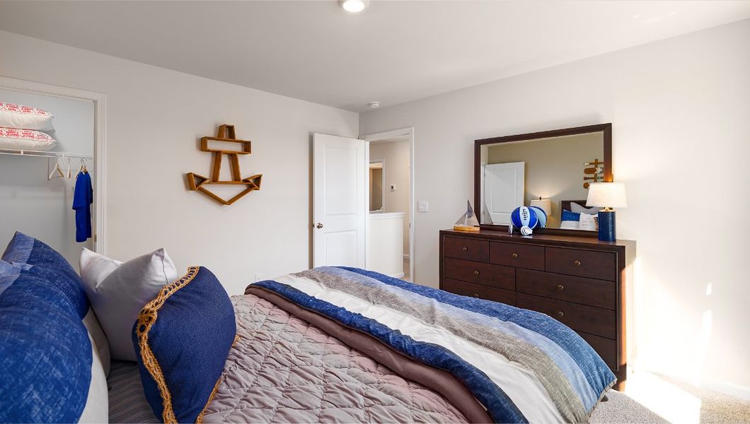 Furnished interior view inside a new home in The Hamptons at Hickory, Hickory (Image 21).