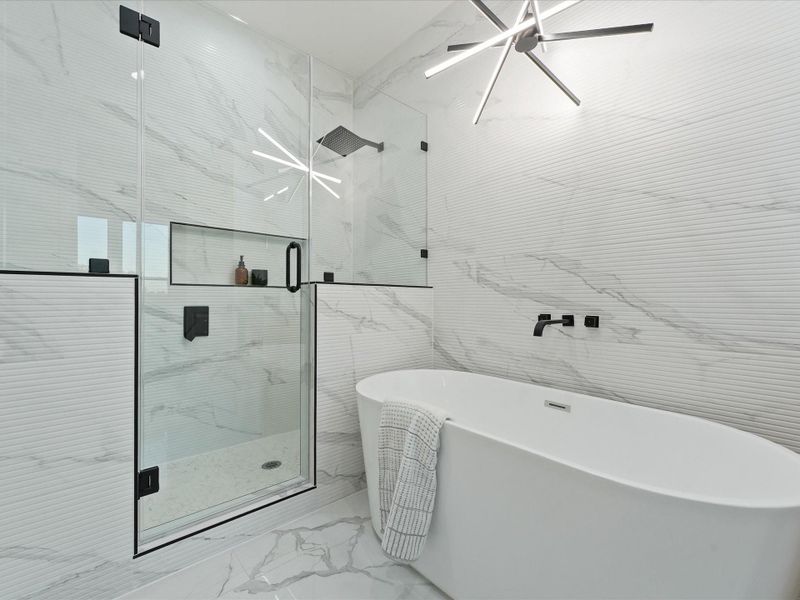 Furnished interior view inside a new home in , Houston (Image 14).