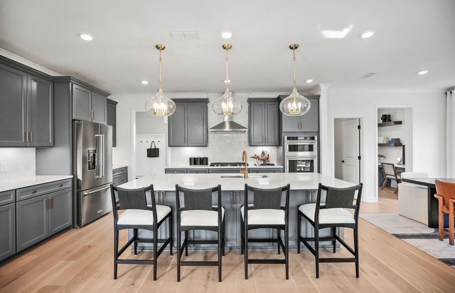 Furnished interior view inside a new home in Elmbrook, Indian Trail (Image 10). Furnished interior view inside a new home in Elmbrook, Indian Trail (Image 10).