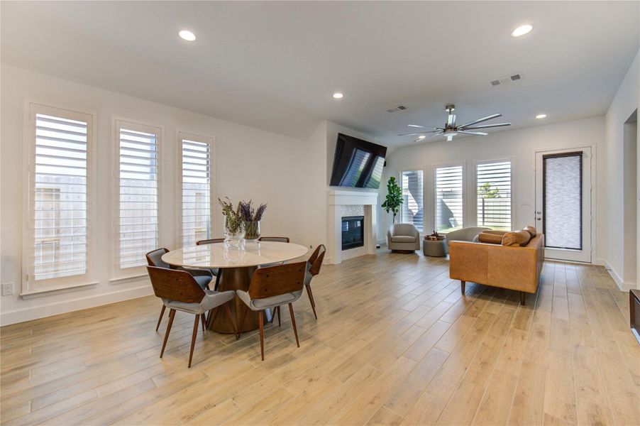 Furnished interior view inside a new home in Cross Creek West, Fulshear (Image 9).