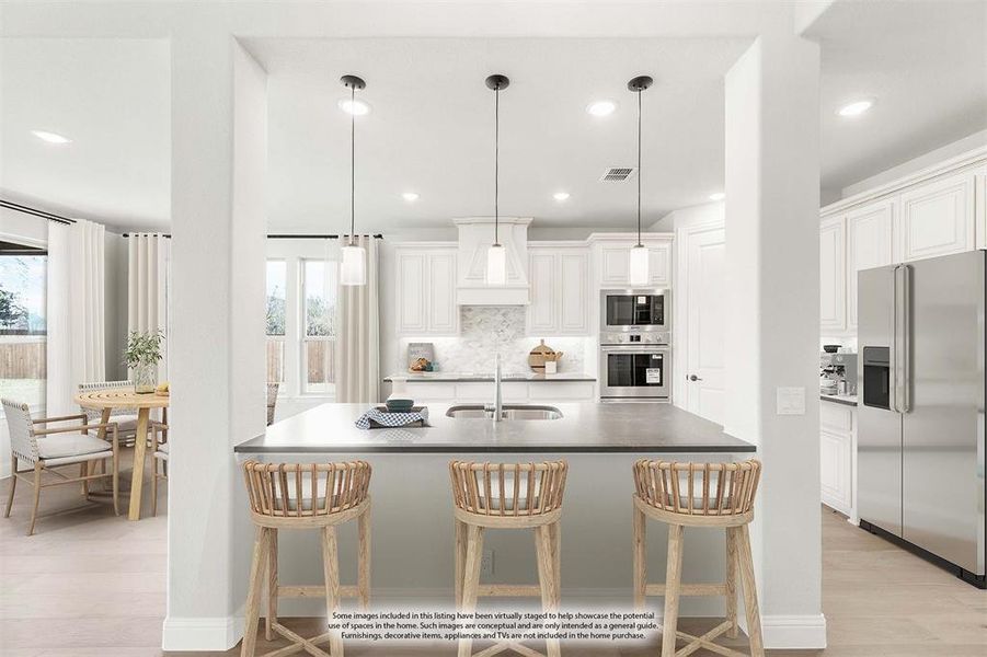 Furnished interior view inside a new home in Crystal Lake Estates, Red Oak (Image 7).