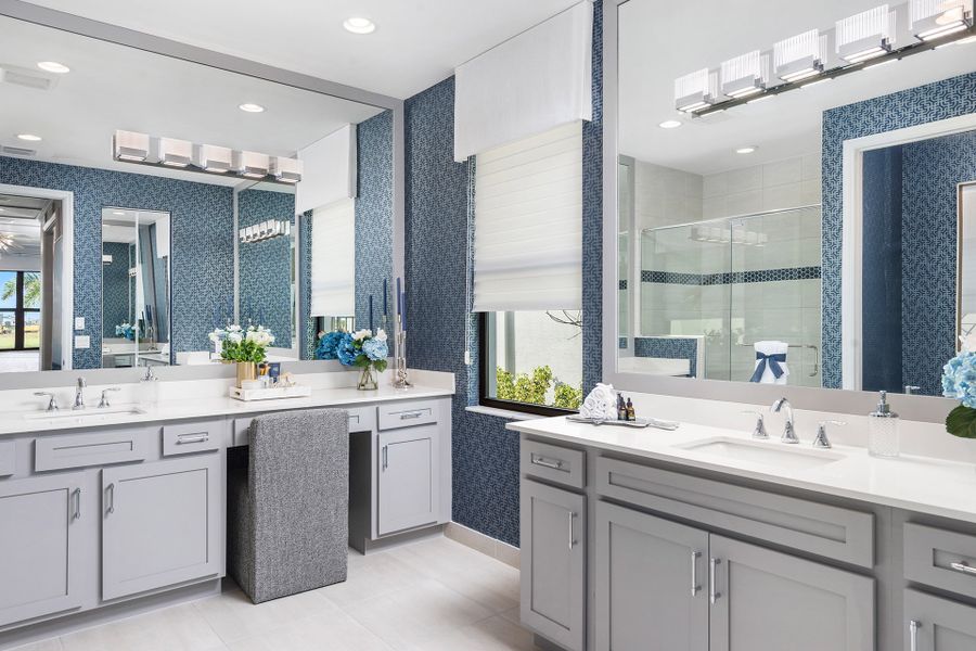 Representative furnished interior of a home built from the Abaco by GL Homes in Valencia Parc at Riverland, Port St. Lucie (Image 16).