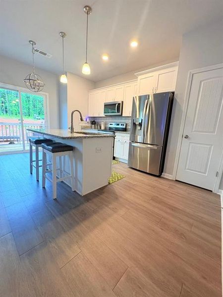 Furnished interior view inside a new home in , Clarkesville (Image 12).